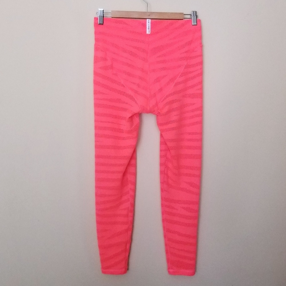 Adam Selman Sport French Cut Mesh Leggings Medium - Picture 4 of 7
